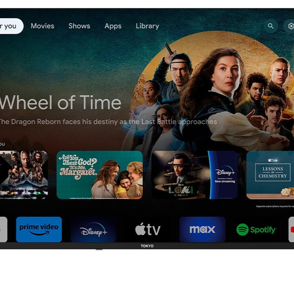 COD:10315 - TV TOKYO 65" GOOGLE 4K FRAMELESS QLED