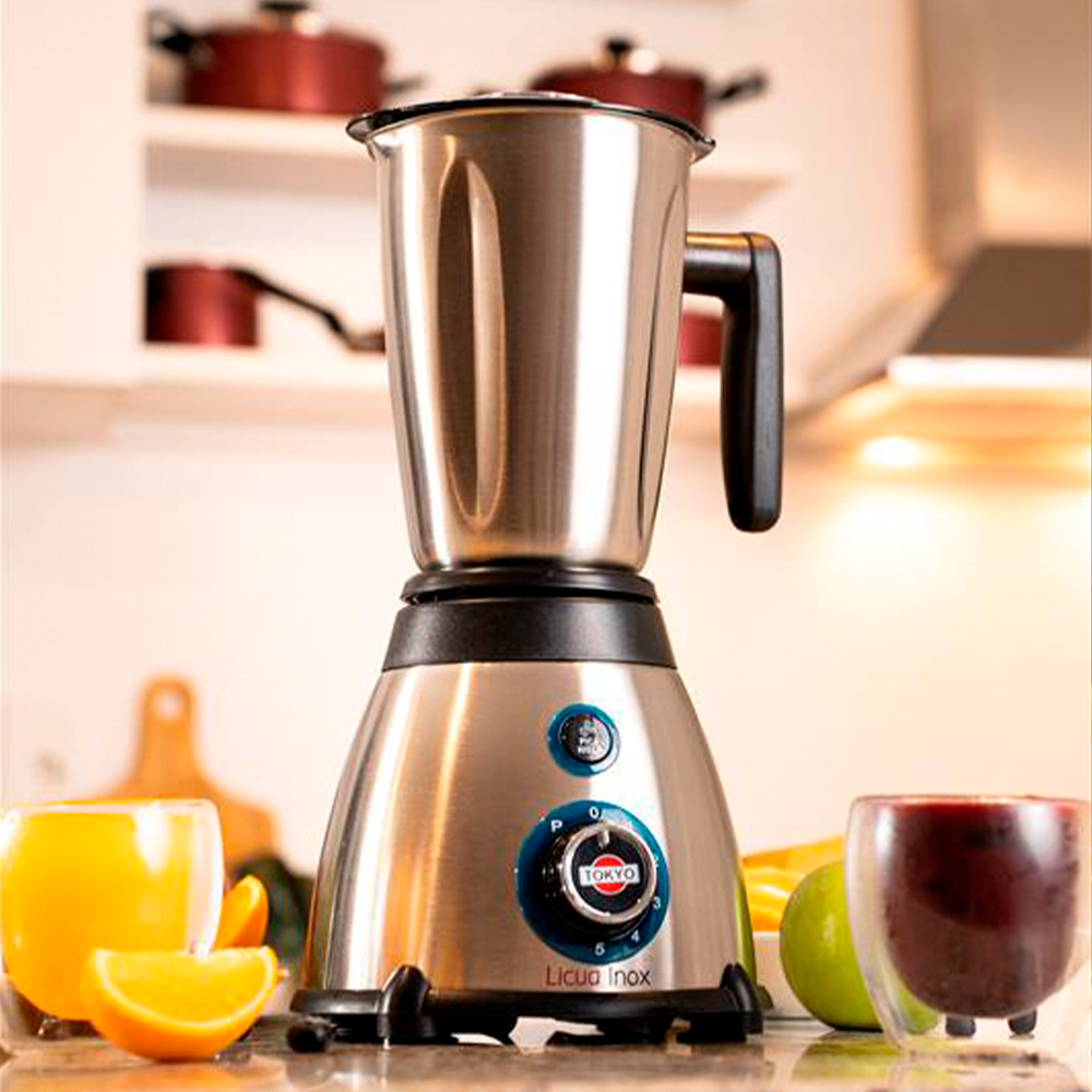 COD:111000255 - LICUADORA TOKYO LICUA INOX 1,5 LTS PICA HIELO 5VELOC 500W