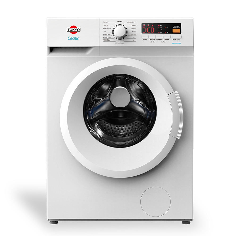 COD:111000258 - LAVARROPAS AUTOMATICA TOKYO CECILIA CLEAN MAS 8KG 1400RPM