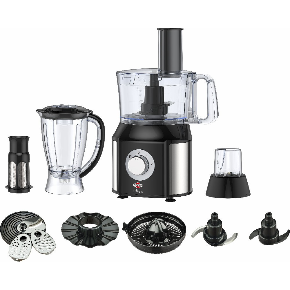 COD:111000284 - MULTIPROCESADOR TOKYO MICHEF PRO 10 ACCESORIOS 6 FUNCIONES EN 1 500W