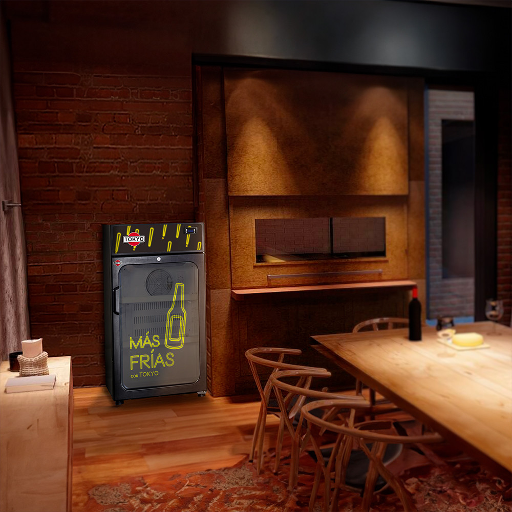 COD:111000725 - VISICOOLER P/BEBIDAS TOKYO TOKVSC14-DIGITAL140L COM/120L NETO