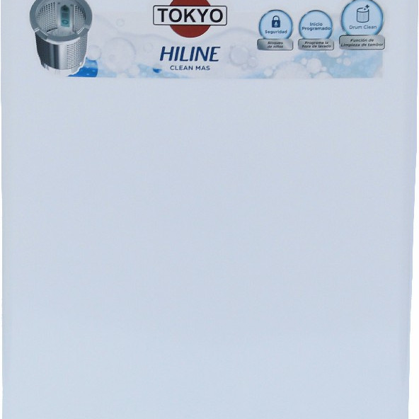 COD:111000728 - LAVARROPAS TOKYO AUTOMATICA CARGA SUPERIOR CLEAN HILINE 9KGS
