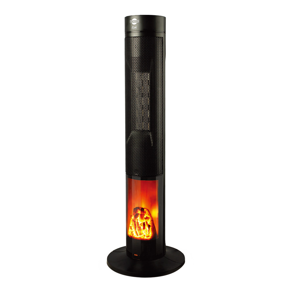 COD:111000779 - ESTUFA TORRE TOKYO FLAME DIGITAL CON FUNCION VENTILADOR C/CONTROL Y TIMER 8 HS 2