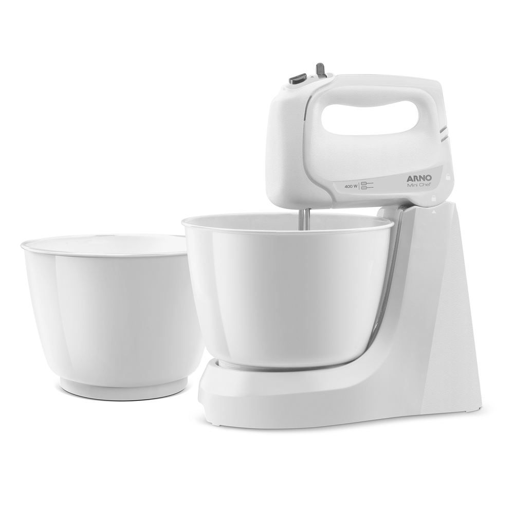 COD:111000829 - BATIDORA MINI CHEF ARNO H10 4V 2 BOWLS BLANCO 220V
