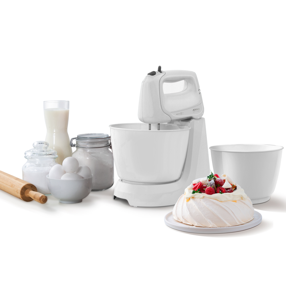 COD:111000829 - BATIDORA MINI CHEF ARNO H10 4V 2 BOWLS BLANCO 220V