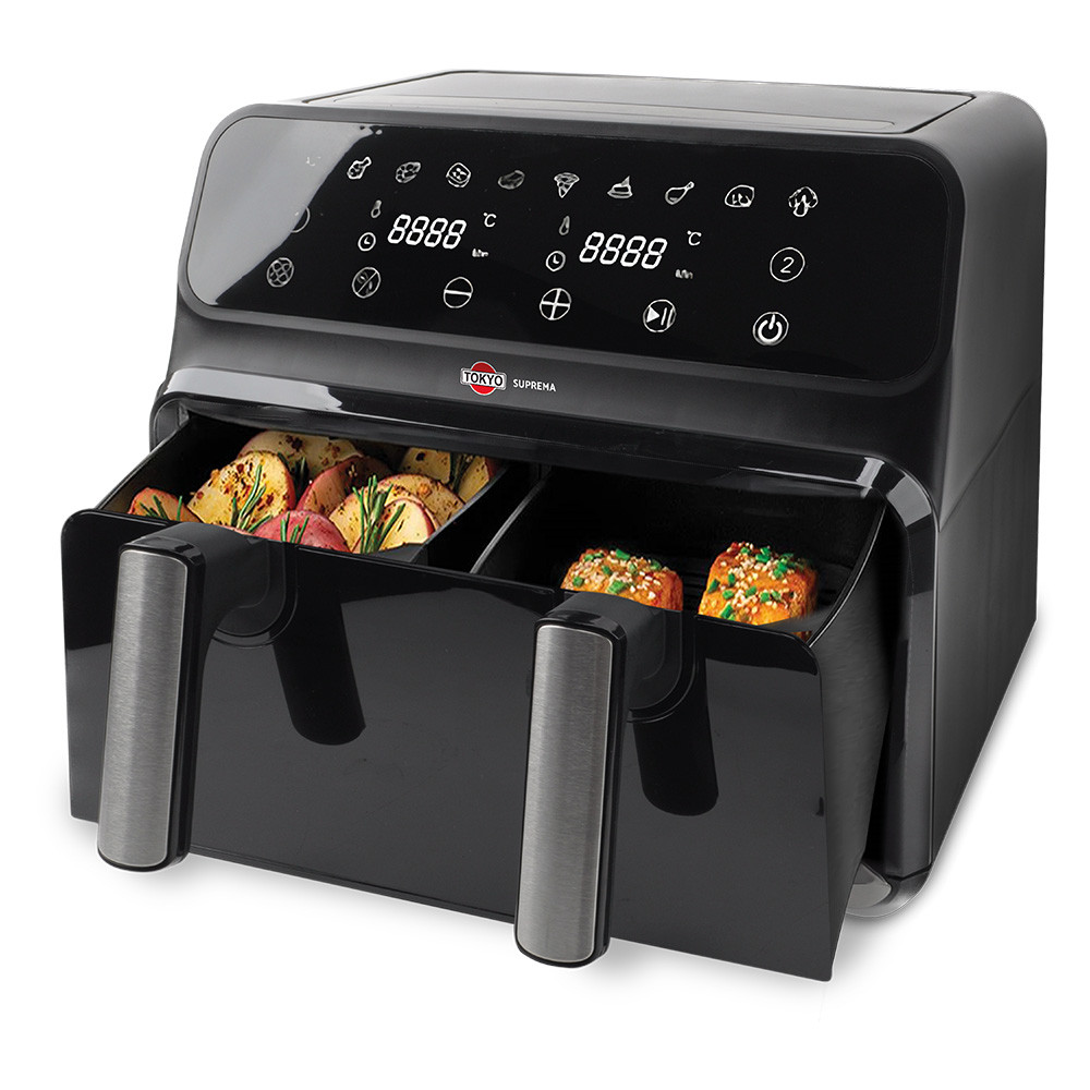 COD:111000875 - AIR FRYER TOKYO SUPREMA 8L DOBLE CANASTA