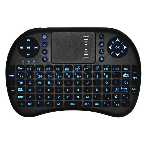 COD:333000059 - MINI TECLADO INALAMBRICO RETROILUMINADO KET-1107