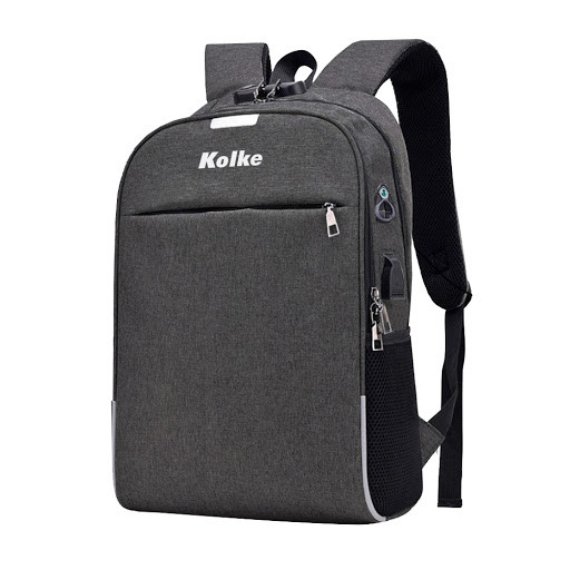 COD:333000073 - MOCHILA ANTI-ROBO CITY CON CANDADO KVM-339 GR OSCURO