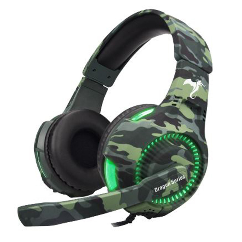 COD:333000132 - AURICULAR GAMER TROOPER KGA-487 LUZ VERDE