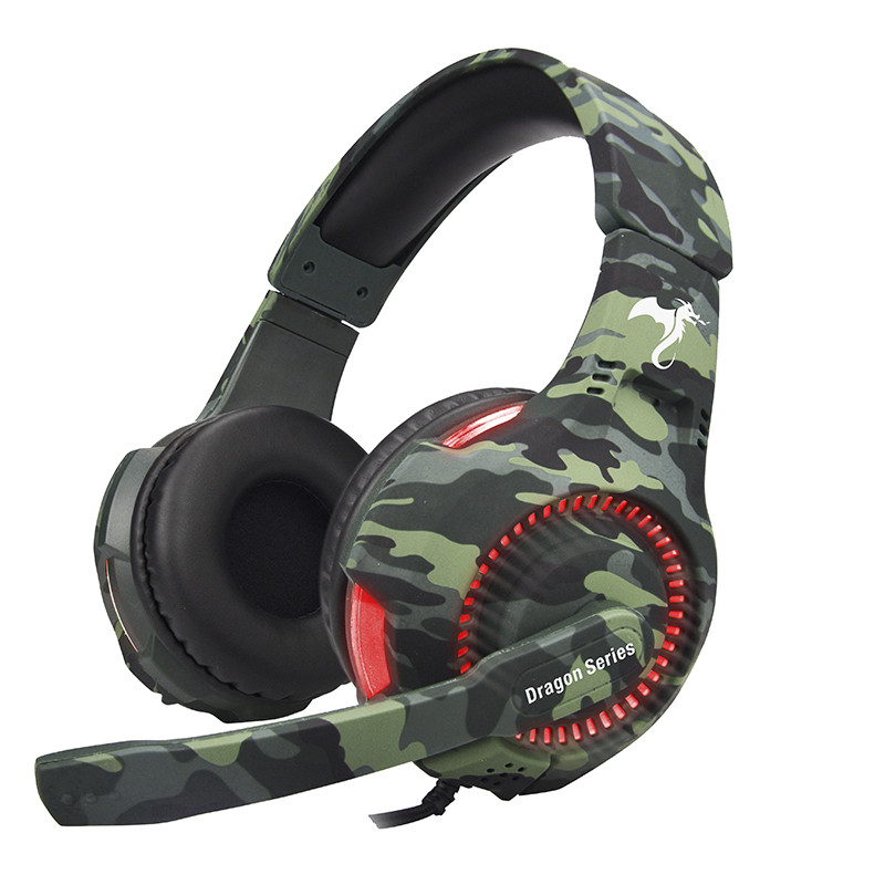 COD:333000136 - AURICULAR GAMER TROOPER KGA-487 LUZ ROJA