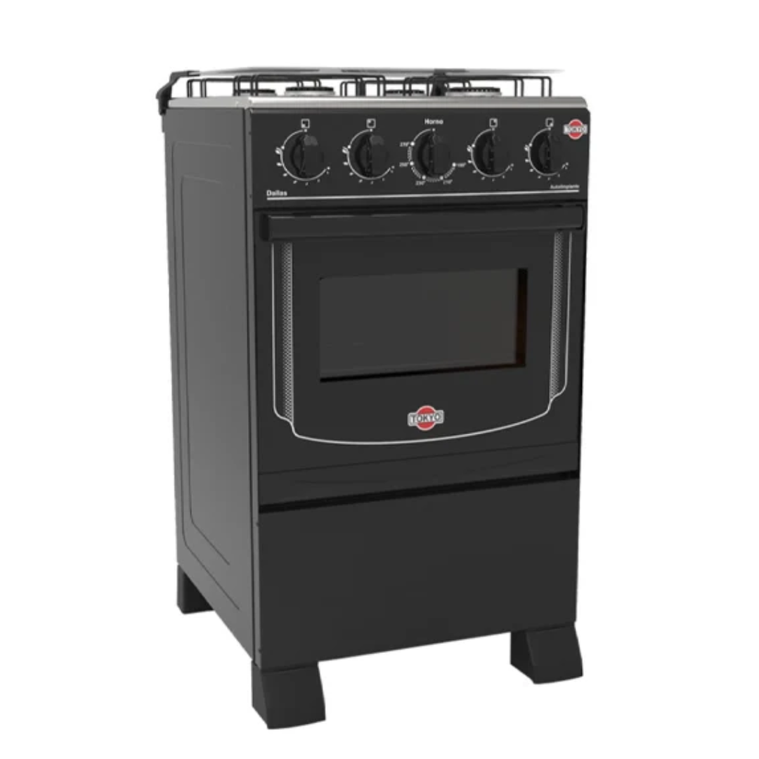 COD:3562 - COCINA TOKYO DALLAS 4H INOX TA/C/VIDRIO