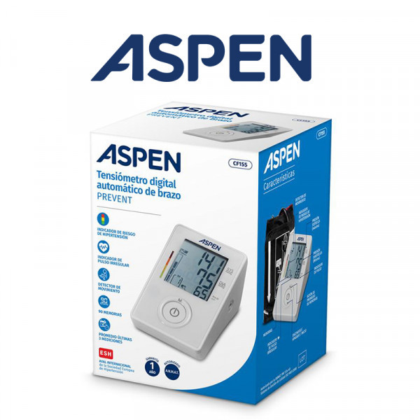 COD:6037 - TENSIOMETRO ASPEN CP155F DIG BRAZO AUT