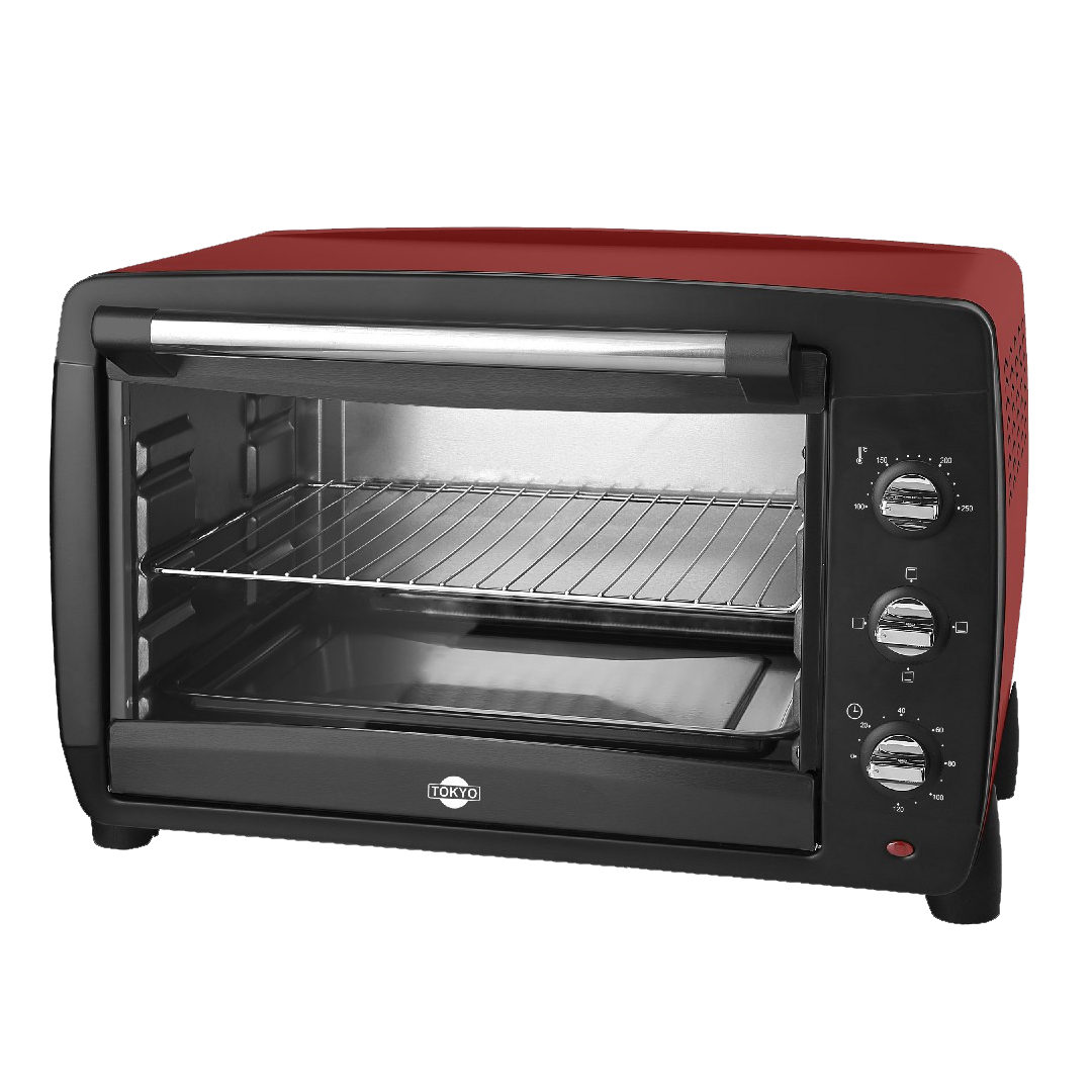 COD:6636 - HORNO TOKYO LISTO 45LITROS ROJO