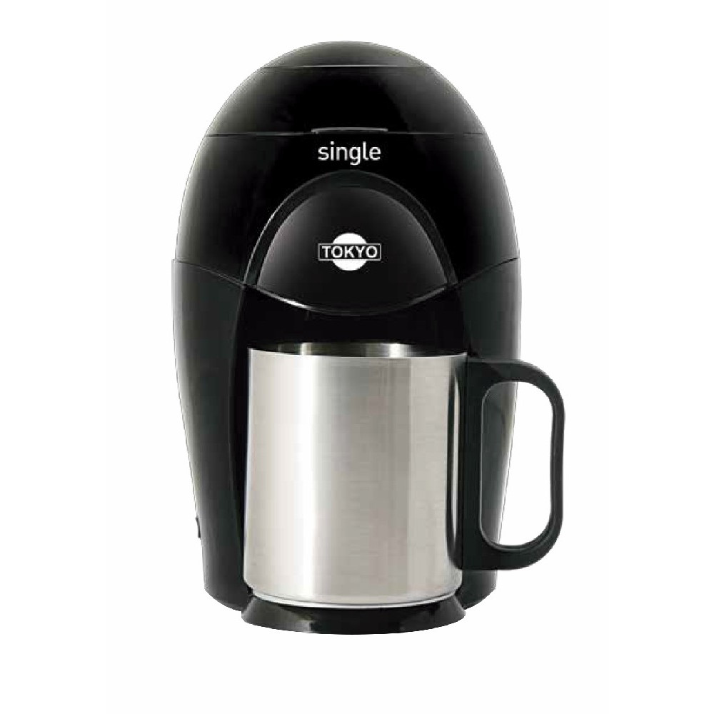 COD:EDTCSINGLE - Cafetera Personal Tokyo Single C/taza Acero Inox Incluida 350w