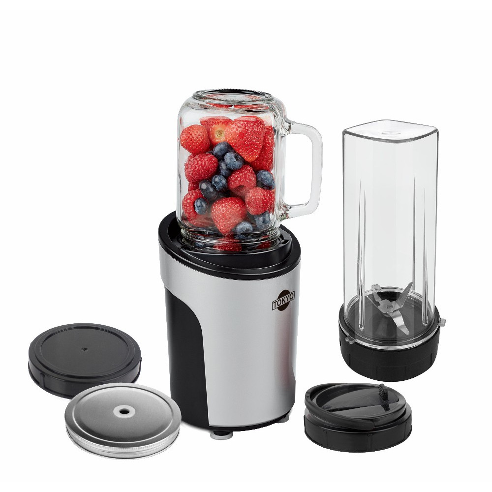 COD:EDTLPULSE - Licuadora Personal Tokyo Nutri Pulse 450w 2 Vasos Portatil 600ml Y Vidrio 500ml